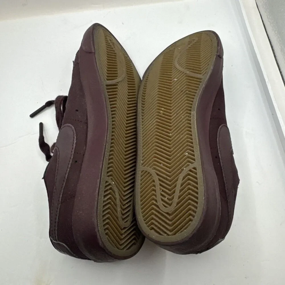 Nike Boys Girls  AA3987 600 Canvas Rare Triple Purple Burgundy Reflectors 5.5